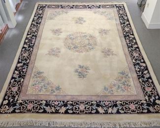 Hand Knotted Chinese Area Rug 13'4" x 9'6"