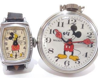 Early Ingersoll Mickey Mouse & Bradley Watch