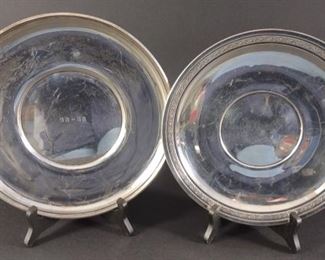 2 Gorham Sterling Silver Platters (incl. Durgin)