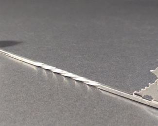 Sterling Silver Scottie Dog Candle Snuffer