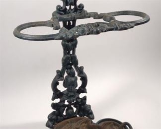Victorian Cast Iron Umbrella Stand