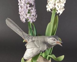Boehm Catbird #483 Porcelain Sculpture