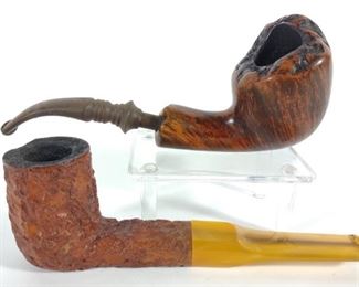 Two Estate Tobacco Pipes (incl. Erik Nording)