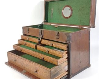 Oak Machinist Chest / Tool Box