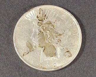 1922 Peace Dollar Coin