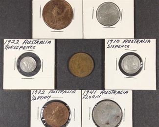 7 Australian International Coins