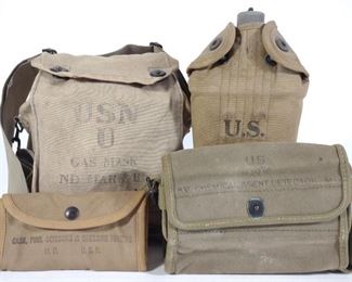 4 WWII US Military & Navy Accessories