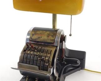 F & E Lighting Check Writer Table Lamp (Works)