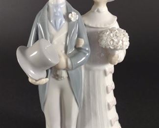 Lladro #4808 Wedding Bride & Groom Figure w/ Box