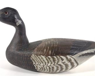 Brant Goose Hollow Carved Decoy