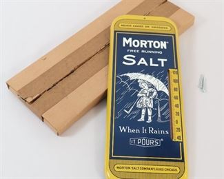 007 Morton Salt Thermometer Wall Mounted