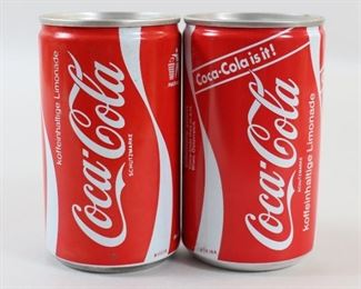 010 Coca Cola Cans Germany Vintage