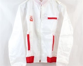 018 Vintage Jacket Cherry Coke Vinyl Size Medium By Holloway