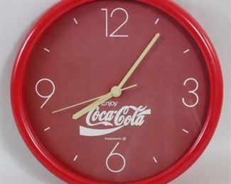037 Enjoy Coca Cola Round Wall Clock Works