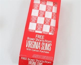 045 Virginia Slims Boxer Shorts Size Large