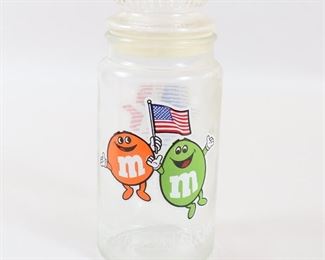 056 1984 Olympics MMs Jar Mr. Peanut On Top Of Lid