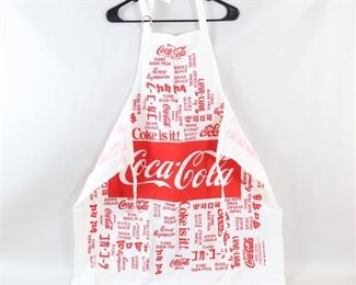 072 Coca Cola Apron 1984 Multi Language