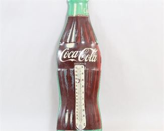 090 Coca Cola Tin Thermometer Sign Donasco