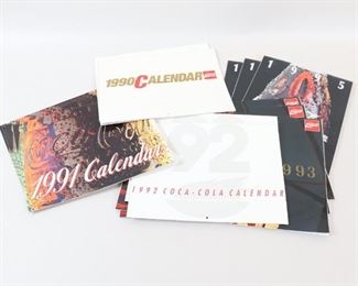 098 1990s Coca Cola Calendar Lot