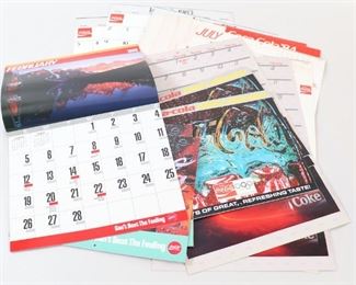 099 1980s Coca Cola Calendar Lot