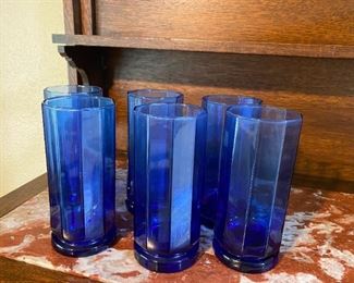 Cobalt Blue glassware