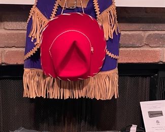 Vintage Girls Cowgirl costume 