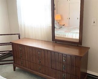 MCM  dresser with mirror matches set previously pictured