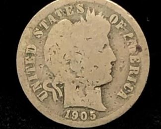 Barber Dime