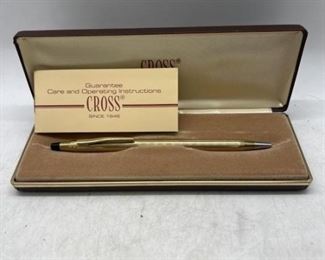 Cross 10k Rolled Gold pin