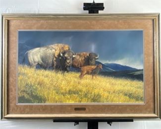 LE Signed Lithograph "Stormy - The Smell of Rain Coming" Nancy Glazier