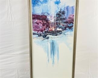 Lithograph by Michael Atkinson ~ Native American