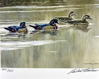 Duck Stamp Design ~Arkansas Migratory Waterfowl Hunting Stamp Design by Robert Bateman Signed LE