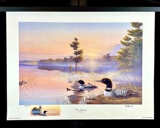  Extra Special Limited Edition Lithograph by Rick Kelley ~ Additional artwork extended by artist while signing