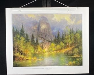 FOCUS ON THE FAMILY ~ G. Harvey Special Edition Print  w/ COA ~ LE 594/4500 "Yosemite's Sentinel" Measures 26" x 21" unframed