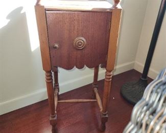 Vintage smoking cabinet