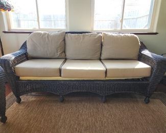Wicker sofa