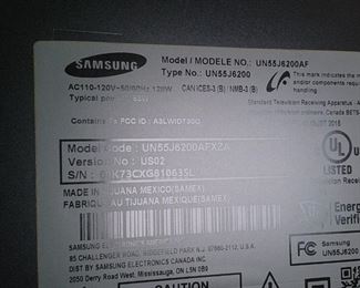 55" Samsung tv