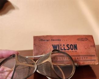 Vintage safety goggles