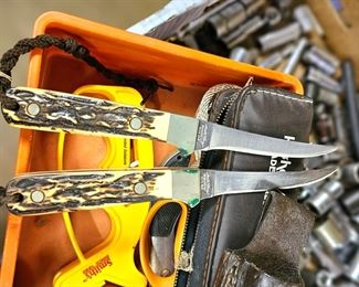 Scrade+ Uncle Henry Hunting Knives 