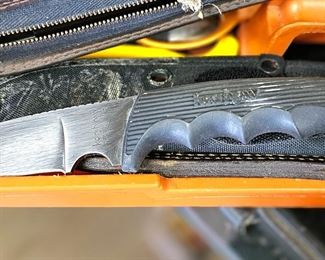 1 of 2 pictures- Kershaw hunting knife
