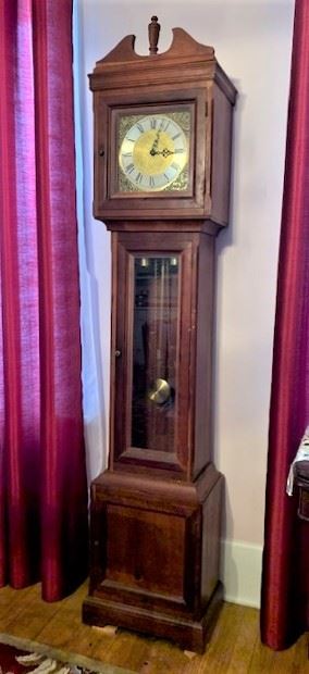 Grandfather clock - Clock case was made by the client's father-in-law.