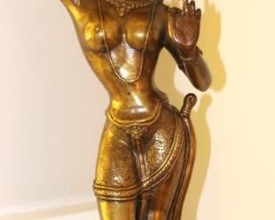 Bronze sculpture. 22 inches tall