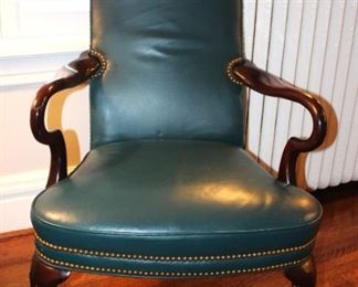 Beautiful leather chair. $175.00.
