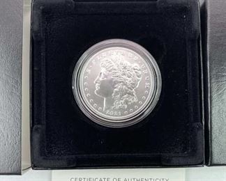 2021 O Morgan Silver Dollar, US Mint in Box