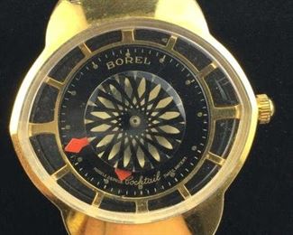Vintage Borel Skeleton Cocktail Kaleidoscope Watch