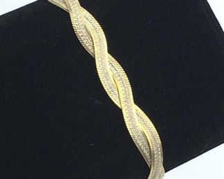 Vintage 925 Silver Twist Bracelet