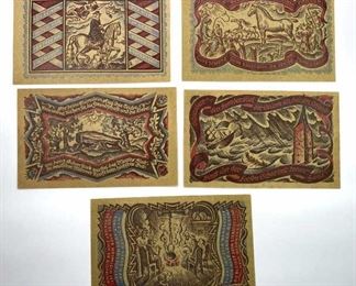 1921 Germany Oldenburg Notgeld Set, UNC