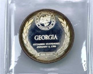 14.5g Sterling State Round GA, Proof-Like