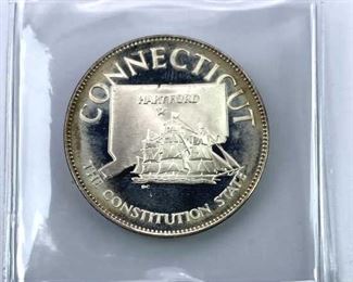 14.5g Sterling State Round CT, Proof-Like