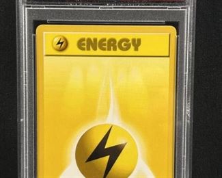 1999 Pokemon Shadowless Lightning Energy PSA 7 NM